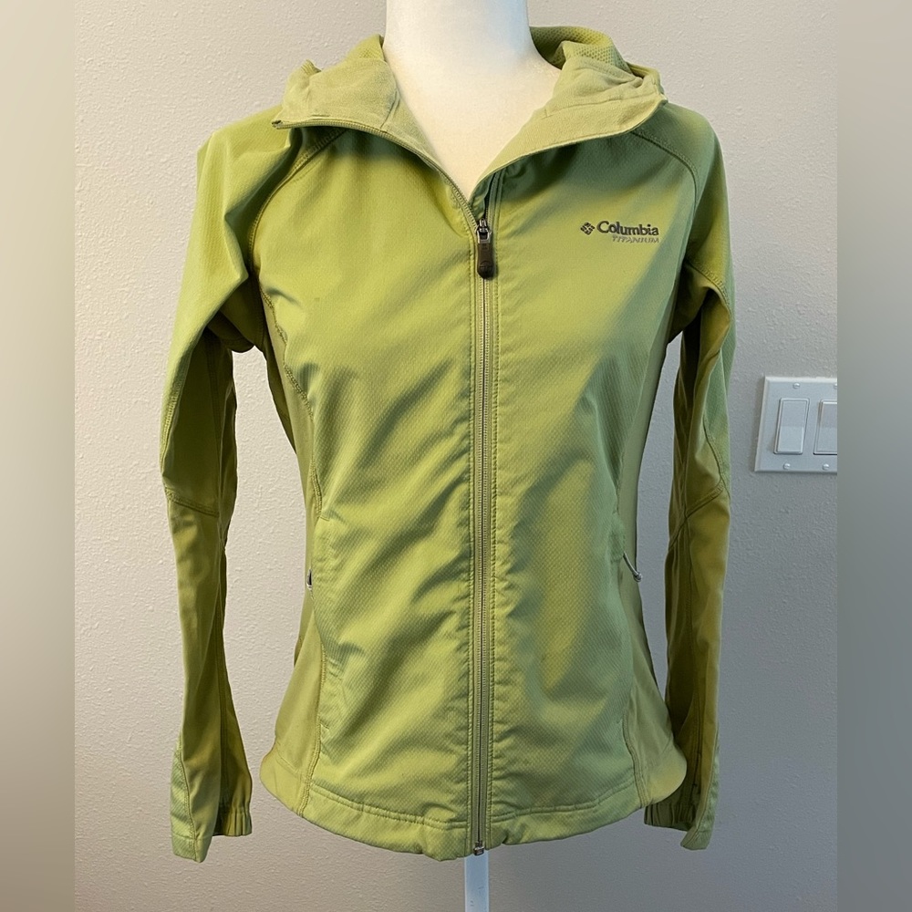Columbia Titanium Omni Shade Zip Front Jacket